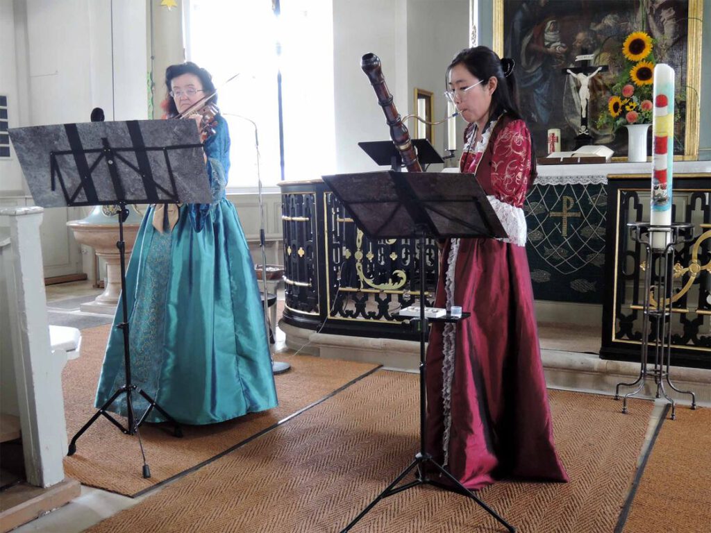 Konzert der Freiberger Klang-Juwelen in der Hofkirche Weidenbach mit Musik von Johann Georg Pisendel